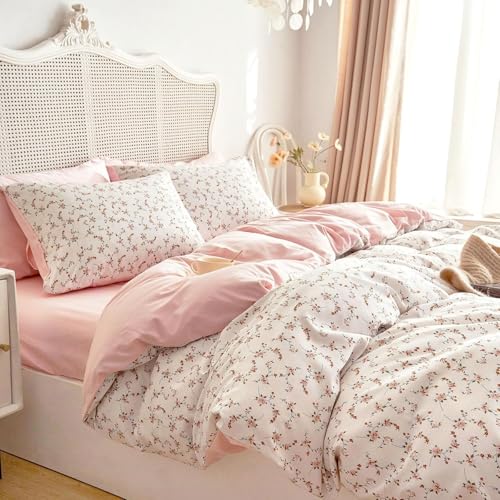 Tospass Blumen Bettwäsche 200x200cm Weiß Khaki Bunt Floral Mädchen Bettwäsche Set Deckenbezug Blumenmuster Mikrofaser Kinderbettwäsche 1 Bettbezug mit Reißverschluss 2 Kissenbezug 80x80cm Tospass Blumen Bettwäsche 200x200cm Weiß Khaki Bunt Floral Mädchen Bettwäsche Set Deckenbezug Blumenmuster Mikrofaser Kinderbettwäsche 1 Bettbezug mit Reißverschluss 2 Kissenbezug 80x80cm von Tospass