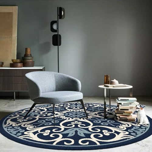 Tospass Bohemian Teppich Rund 120cm Kurzflor Plüsch Boho Vintage Teppiche Böhmen Bunt Flauschig Waschbar rutschfest Teppich für Schlafzimmer Deko Kinderzimmer Balkon Carpet Tospass Bohemian Teppich Rund 120cm Kurzflor Plüsch Boho Vintage Teppiche Böhmen Bunt Flauschig Waschbar rutschfest Teppich für Schlafzimmer Deko Kinderzimmer Balkon Carpet von Tospass