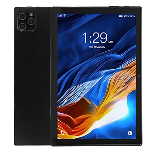 10,1-Zoll-Touch-Tablet, Smart-Tablet für Android 12.0, 6 GB RAM, 128 GB ROM, 8-Kern-CPU, IPS-HD-Touchscreen, 13-Megapixel-Kamera, 5G/2,4-G-WLAN, BT 5.0, 8000-mAh-Akku, 4G-Telefonie-Tablet (EU-Stecker) von Tosuny