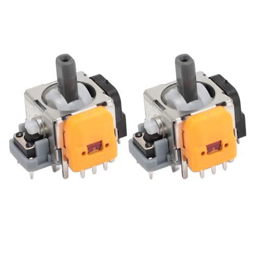 2 teiliges Hall Effekt 3D Analogsensor Joystick Modul, Rocker Ersatz für XboxOne, 3D Analogsensor Potentiometer für XboxOne Gamecontroller von Tosuny