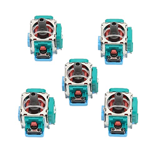 5 Stück Ersatz 3D Joystick für, Professionelles Analog Stick Modul für Controller, Game Controller Rad Daumensticks Joystick, 3D Joystick Modul Teile von Tosuny