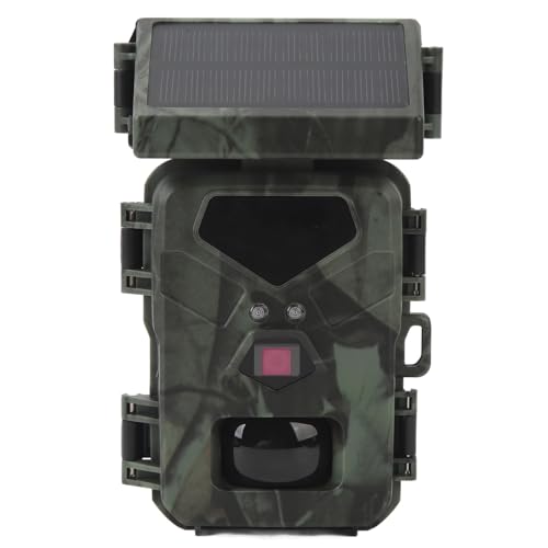 Solar Wildkamera, 1080P 30fps 20MP Wildkamera, Wildkameras mit 60° Erfassungswinkel, Nachtsicht, 0,45S Auslösegeschwindigkeit, Schleifenaufzeichnung, IP65 Wasserdicht Solar Wildkamera, 1080P 30fps 20MP Wildkamera, Wildkameras mit 60° Erfassungswinkel, Nachtsicht, 0,45S Auslösegeschwindigkeit, Schleifenaufzeichnung, IP65 Wasserdicht von Tosuny