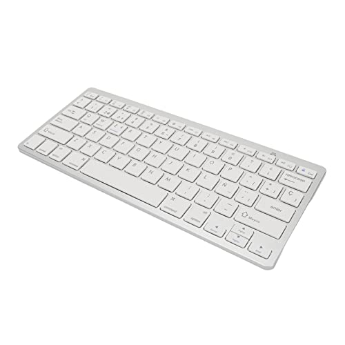 Spanische Tastatur, Ultra Slim Silent Tastaturen Tragbare Tastatur für Gewinn, für IOS, für, für Telefon Laptop Tablet, 32ft von Tosuny