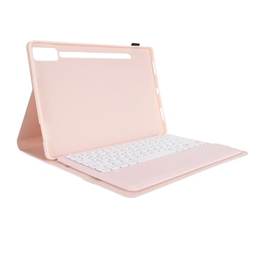 Tastaturhülle für Tab P12 12,7 Zoll Tablet 2023, Tablet Schutzhülle mit Ständer, Folio Hülle mit Magnetischer, Abnehmbarer Bluetooth Tastatur und Stifthalter (PINK) von Tosuny