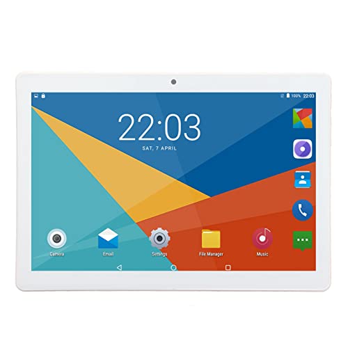Tosuny 10-Zoll-Tablet für Android-Tablet, Computer und Tablets HD, MT6592 Octa 32 GB ROM 2 GB, 1960 X 1080 IPS-Bildschirm, Dual-Kamera-Tablet-PC (EU-Stecker) von Tosuny