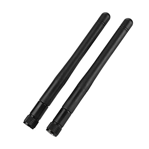 Tosuny 2PCS-Netzwerkkartenantenne, Externe Antenne für Drahtlose Netzwerkkarten, Dualband-WLAN-Router Hochverstärkte SMA-Schnittstelle für WLAN- und WLAN-Router (2DBi-Antenne) von Tosuny