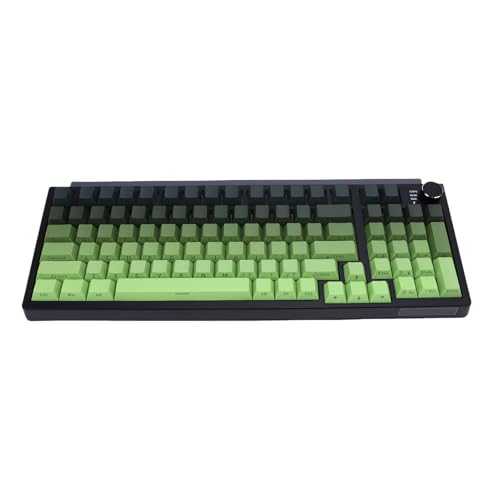 Tosuny 75% Mechanische Tastatur, 2,4 G/Bluetooth/USB C Gaming Tastatur mit K nopf, RGB Hintergrundbeleuchtung, Blauer Schalter, Ergonomisch und Stiller, Heißer Swapping Tastaturen für (Farbverlauf Tosuny 75% Mechanische Tastatur, 2,4 G/Bluetooth/USB C Gaming Tastatur mit K nopf, RGB Hintergrundbeleuchtung, Blauer Schalter, Ergonomisch und Stiller, Heißer Swapping Tastaturen für (Farbverlauf von Tosuny