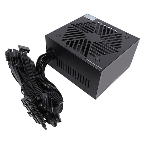 Tosuny ATX Stromversorgung, 600W Aktiver Computerstromversorgung mit Selbsthaltigem Netz, Männlicher Sockel, E/A, Auto Thermalsteuerung, ATX PSU für Vista, Wins 10 Gaming PC Tosuny ATX Stromversorgung, 600W Aktiver Computerstromversorgung mit Selbsthaltigem Netz, Männlicher Sockel, E/A, Auto Thermalsteuerung, ATX PSU für Vista, Wins 10 Gaming PC von Tosuny