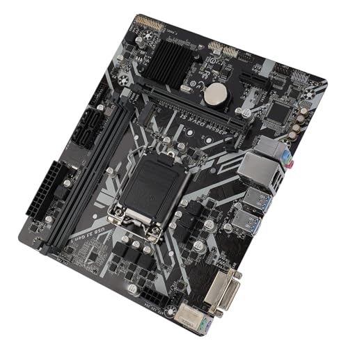 Tosuny B365M D2VX SI Motherboard, M ATX DDR4 Desktop Computer Mainboard mit DVI Ausgang und ALC887 7.1 Kanal Sound für Core I9 I7 I5 I3 Pentium Celeron LGA 1151 Sockel von Tosuny
