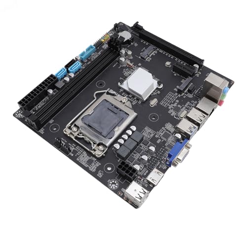 Tosuny B85M Motherboard, LGA1150 Socket DDR3 M.2 ATX Motherboard für I5 I3 I7 4. General CPU, mit VGA 1080p Ausgang, 24pin 4Pin Netzteil Versorgung von Tosuny