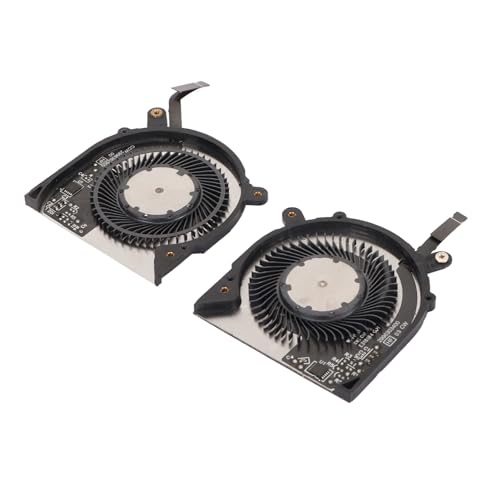 Tosuny Ersatz-CPU- und GPU-Lüfter für XPS 13 7390 2 in 1 0VDFK8 VDFK8, 4-poliger Laptop-Lüfter-Ersatz, DC 5 V 0,5 A Leiser CPU-Kühler-Ersatz (CPU-GPU) von Tosuny