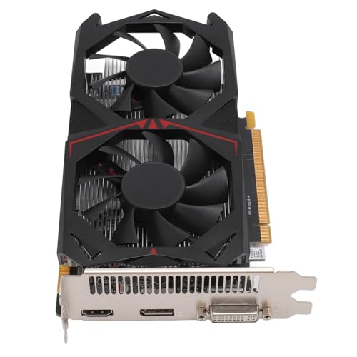 Tosuny GTX960 Grafikkarte, 4 GB DDR5 128BIT 1140/7012 MHz PCIE 3.0 Gaming Grafikkarte, GPU Grafikkarte mit Zwei Lüftern, DVI DP HDMI Ausgang, Geräuscharm von Tosuny