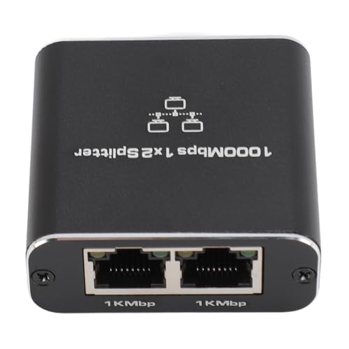 Tosuny Gigabit-Ethernet-Switch, Gigabit-Ethernet-Splitter 1 Bis 2 1000 Mbit/s, RJ45-Internet-Splitter-Adapter, Netzwerk-Splitter, Netzwerk-Hub Zum Anschluss Mehrerer Netzwerkgeräte Tosuny Gigabit-Ethernet-Switch, Gigabit-Ethernet-Splitter 1 Bis 2 1000 Mbit/s, RJ45-Internet-Splitter-Adapter, Netzwerk-Splitter, Netzwerk-Hub Zum Anschluss Mehrerer Netzwerkgeräte von Tosuny