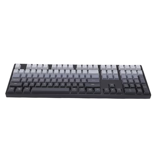 Tosuny Mechanische Tastatur 5.0, RGB Backbeleuchtung Drahtloser Gaming Tastatur, Blauer Switch, 108 Full Tasten Hot Swap, PBT Tastaturen, USB C Kabel Office Tastaturen für PC Tosuny Mechanische Tastatur 5.0, RGB Backbeleuchtung Drahtloser Gaming Tastatur, Blauer Switch, 108 Full Tasten Hot Swap, PBT Tastaturen, USB C Kabel Office Tastaturen für PC von Tosuny