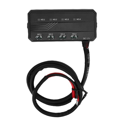 Tosuny Motorrad Sicherungskasten, 4 Kreislauf 20A Low Profil Klemmenblock mit LED Indikator für Autos ATVS UTVS Boats Trucks Tosuny Motorrad Sicherungskasten, 4 Kreislauf 20A Low Profil Klemmenblock mit LED Indikator für Autos ATVS UTVS Boats Trucks von Tosuny