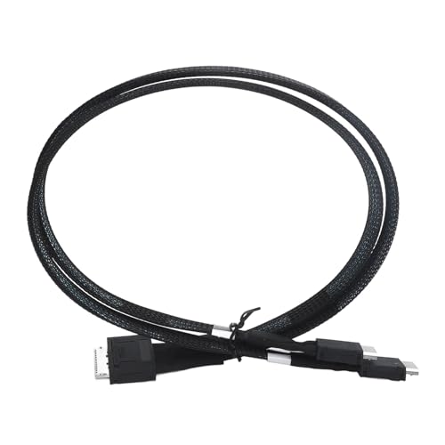 Tosuny SFF 8611 8i auf Dual SFF 8611 4i Kabel, 16Gbit/s Hochgeschwindigkeits Daten Aktivkabel, Kompatibel SAS 3.0/4.0, SATA3.0, PCIE 4.0, für PCIE Erweiterungskarten,Cloud Speichergeräte von Tosuny