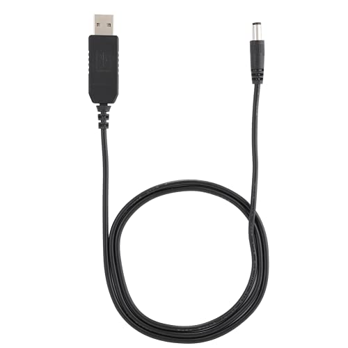 Tosuny USB-Boost-Kabel 5 V Steigern Sie Bis zu 12 V USB auf 5,5 Mm X 2,1 Mm Boost-Leitung für LED-Schreibtischlampen, Router, Modems, Schalter von Tosuny