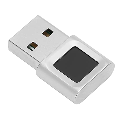 Tosuny USB-Fingerabdruck-Schlüsselleser, USB-Sicherheitsschlüssel, 360-Grad-Touch, Schnelle Übereinstimmung, Fingerabdruck-Scanner-Leser für Win 7, für Win 8, für Win 10 von Tosuny