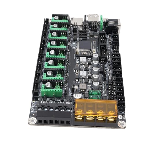 Tosuny V2.0 3D-Drucker-Steuerplatine Mainboard, 8 Stepper-Fahrer Open Source Motherboard für 2.4 Ender 3, Unterstützt Klipper Marlin 2.0, USB-Druck, 12-24V-Eingang von Tosuny