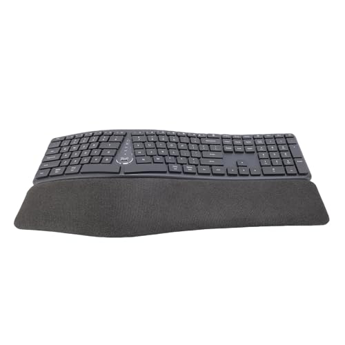 Tosuny Wireless Ergonomische Tastatur, Bluetooth Split Tastatur mit Gepolsterter Handgelenksruhe, 111 Tasten, USB C Wiederaufladbar, Bluetooth und USB Konnektivität für Siege 7 8 10 Tosuny Wireless Ergonomische Tastatur, Bluetooth Split Tastatur mit Gepolsterter Handgelenksruhe, 111 Tasten, USB C Wiederaufladbar, Bluetooth und USB Konnektivität für Siege 7 8 10 von Tosuny