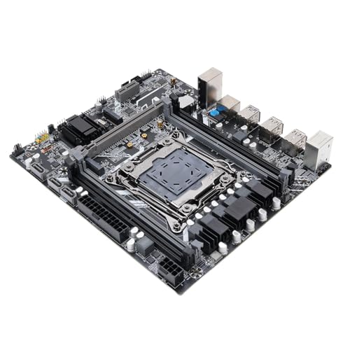 Tosuny X99 Gaming Motherboard, LGA 2011-3 Micro ATX Computer Motherboard Unterstützt DDR4 3200MHz 128 GB 4 Kanal mit Hoher Geschwindigkeit M 2 NVMe NGFF-Schnittstelle für I7 und E5 V3 Tosuny X99 Gaming Motherboard, LGA 2011-3 Micro ATX Computer Motherboard Unterstützt DDR4 3200MHz 128 GB 4 Kanal mit Hoher Geschwindigkeit M 2 NVMe NGFF-Schnittstelle für I7 und E5 V3 von Tosuny