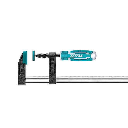 TOTAL - Tightening Sergeant | 150x50mm | Maximale Anzugskraft von 170 kg | Mit automatischem Entriegelungshebel | Für Tischlerarbeiten | Zum Halten von Teilen | Schwarzer Kunststoff TOTAL - Tightening Sergeant | 150x50mm | Maximale Anzugskraft von 170 kg | Mit automatischem Entriegelungshebel | Für Tischlerarbeiten | Zum Halten von Teilen | Schwarzer Kunststoff von TOTAL