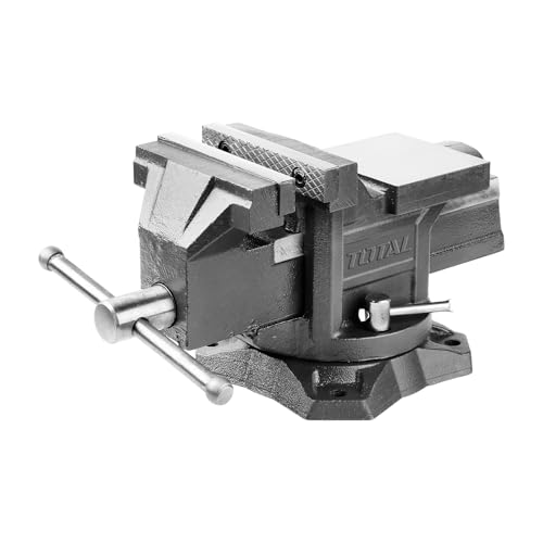Schraubstock 200 mm (THT6186), maximale Spannkraft 2500 kg, mit Amboss (THT6186) von Total