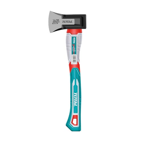 TOTAL - Axt mit Fiberglasgriff, Klinge aus Kohlenstoffstahl, Bequemer Griff und präziser Schnitt, Für Heimwerken, Camping und Gartenarbeit, Gewicht: 800 g TOTAL - Axt mit Fiberglasgriff, Klinge aus Kohlenstoffstahl, Bequemer Griff und präziser Schnitt, Für Heimwerken, Camping und Gartenarbeit, Gewicht: 800 g von Total
