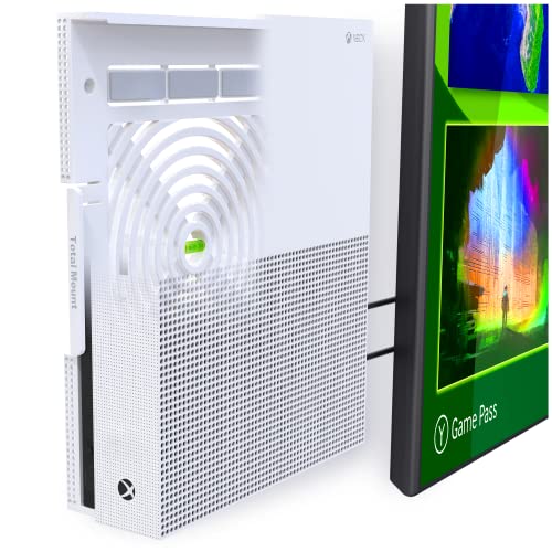 TotalMount Wandhalterung für Microsoft Xbox One S Konsole mit Hitze Management und Sicherheits-Klip ,Schwarz TotalMount Wandhalterung für Microsoft Xbox One S Konsole mit Hitze Management und Sicherheits-Klip ,Schwarz von TotalMount