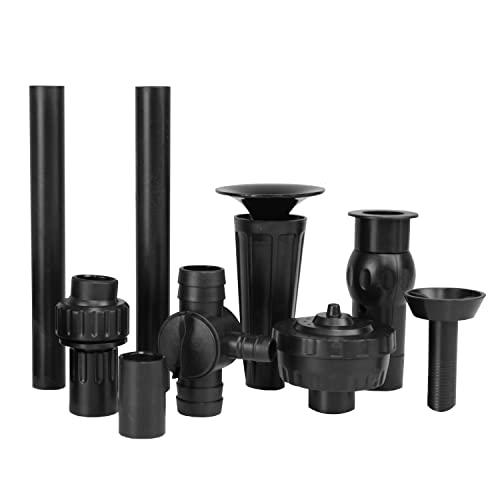 TotalPond Großes Düsen-Set, schwarz. Höhe: 17,8. Breite: 4,02 cm. Tiefe: 7,6. von TotalPond