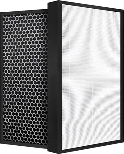 TotalReplace HEPA und Kohlefilter Set kompatibel mit Philips FY3433 FY3432 - AC4550, AC4558, AC3259 Luftreiniger von TotalReplace