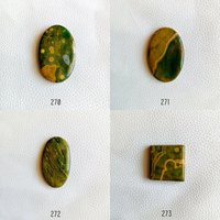 Ozean Jaspis-Natürliche Jaspis Cabochon-Ozean Kristall-Schmuckperlen von TotalStoneAndCraft