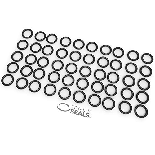 Totally Seals® Metrische O-Ringe aus Nitrilkautschuk, 40 mm x 4 mm (48 mm Außendurchmesser), 70 A Shore-Härte, Schwarz, 50 Stück von Totally Seals