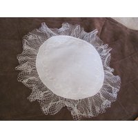 Spitzendeckchen 30, 5 cm Handgefertigtes Vintage Leinen Gehäkeltes | #32B Spitzendeckchen 30, 5 cm Handgefertigtes Vintage Leinen Gehäkeltes | #32B von TotallyLinens