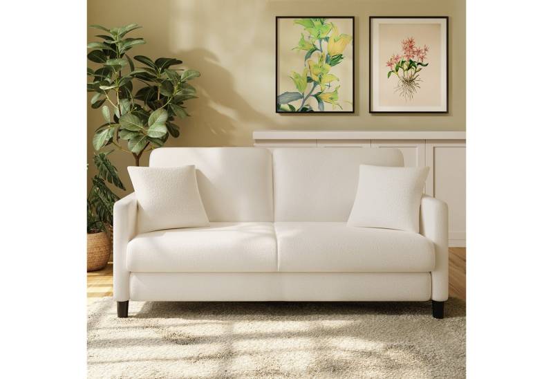 ToteBox 2-Sitzer 165CM Teddy Fleece Werkzeugfreier Aufbau Sofas für Wohnzimmer von ToteBox