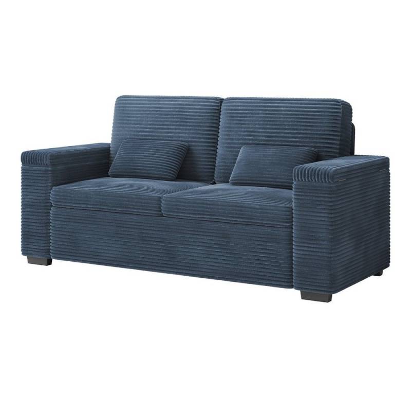 ToteBox 3-Sitzer Rough Stripe Corduroy Massivholzsofa - mit Stauraum von ToteBox