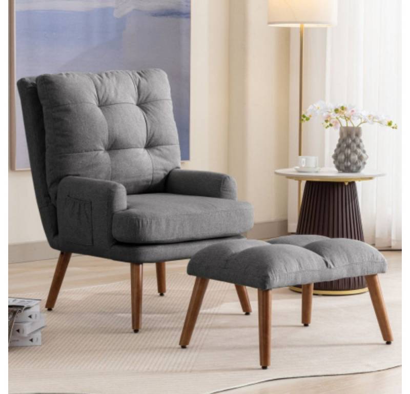 Totnz Sessel Loungesessel mit Fußstütze, 5-fach verstellbare Rückenlehne Totnz Sessel Loungesessel mit Fußstütze, 5-fach verstellbare Rückenlehne von Totnz