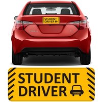 Totomo Premium Qualität 10"x10" Hochreflektierender Magnet Autosicherheit Achtung Zeichen Für Neue Studenten Fahrer Totomo Premium Qualität 10"x10" Hochreflektierender Magnet Autosicherheit Achtung Zeichen Für Neue Studenten Fahrer von TotomoUS