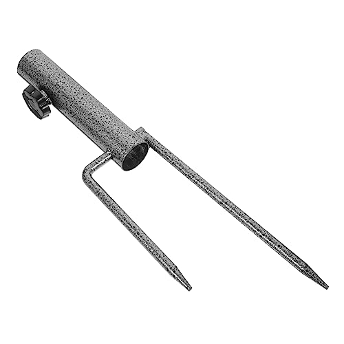 Totority 1 Stück Stachelschirm Sonnenschirmständer Regenschirm Mit Sockel Schirmständer Outdoor Base Stützschirm Strapazierfähiger Schirmständer Steht Regenschirm Erdspieß Strand Gras von Totority