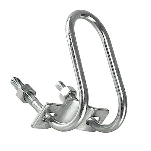 Totority Sonnenschirmhalter aus Metall sonnenschirmhalterung schirmständer für sonnenschirme Schirmclip Schirmfixierung Unterstützung tragbar Stallschirmklemme Diner-Regenschirm-Clip Silver von Totority