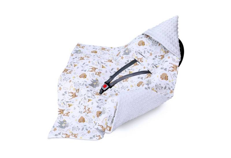 Einschlagdecke Einschlagdecke Babyschale 90x90 cm Hirsch, Totsy Baby von Totsy Baby