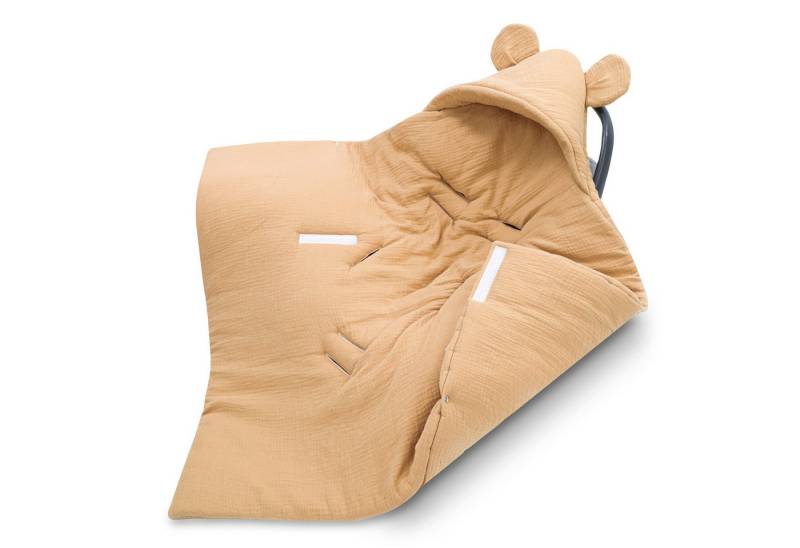 Einschlagdecke Einschlagdecke Musselin 90x90 cm Beige, Totsy Baby von Totsy Baby