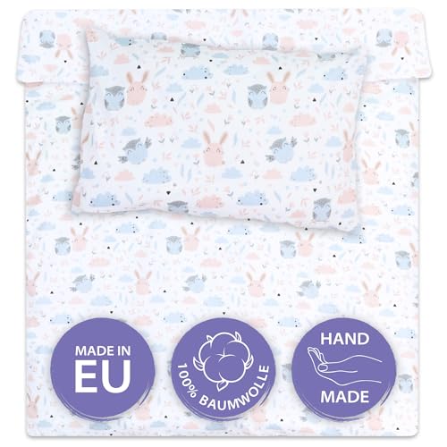 Kinderbettwäsche Baby Bettwäsche 100x135 cm aus Baumwolle - Kinder Set von Duvet Cover 100 x 135 und Kissenbezug 40x60 cm Junge und mädchen babybettwäsche bettbezug für Kleinkind Oeko-Tex Kinderbettwäsche Baby Bettwäsche 100x135 cm aus Baumwolle - Kinder Set von Duvet Cover 100 x 135 und Kissenbezug 40x60 cm Junge und mädchen babybettwäsche bettbezug für Kleinkind Oeko-Tex von Totsy Baby