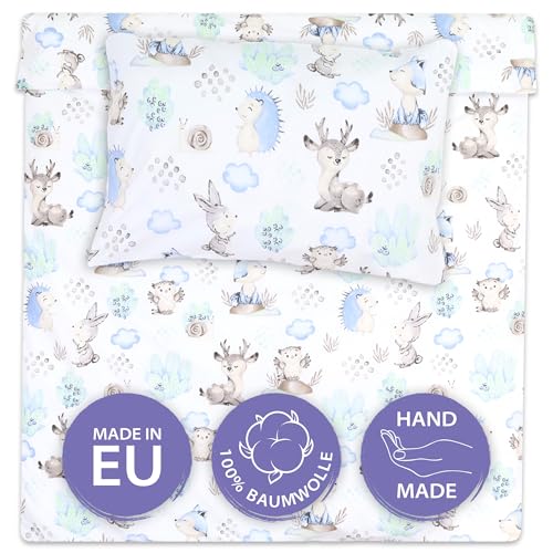 Kinderbettwäsche Baby Bettwäsche 90x120 cm aus Baumwolle - Kinder Set von Duvet Cover 90 x 120 und Kissenbezug 40x60 cm Junge und mädchen babybettwäsche bettbezug für Kleinkind Oeko-Tex Kinderbettwäsche Baby Bettwäsche 90x120 cm aus Baumwolle - Kinder Set von Duvet Cover 90 x 120 und Kissenbezug 40x60 cm Junge und mädchen babybettwäsche bettbezug für Kleinkind Oeko-Tex von Totsy Baby
