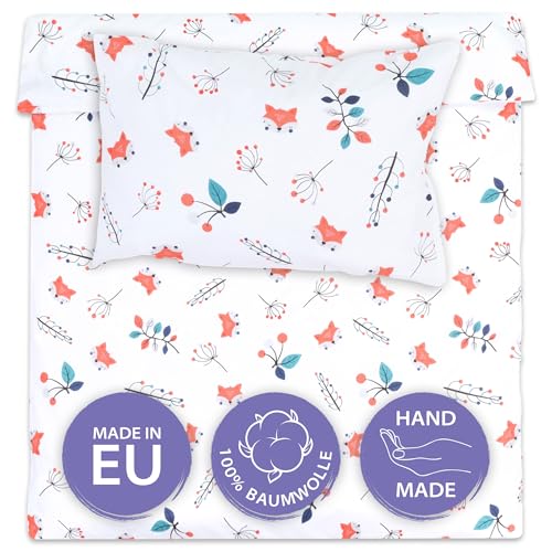 Kinderbettwäsche Baby Bettwäsche 90x120 cm aus Baumwolle - Kinder Set von Duvet Cover 90 x 120 und Kissenbezug 40x60 cm Junge und mädchen babybettwäsche bettbezug für Kleinkind Oeko-Tex Kinderbettwäsche Baby Bettwäsche 90x120 cm aus Baumwolle - Kinder Set von Duvet Cover 90 x 120 und Kissenbezug 40x60 cm Junge und mädchen babybettwäsche bettbezug für Kleinkind Oeko-Tex von Totsy Baby