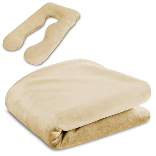 Bezug für schwangerschaftskissen stillkissen xxl seitenschläferkissen pregnancy pillow groß komfortkissen u form lagerungskissen schlafkissen abnehmbarem bezug seitenschläfer 135 cm Beige Bezug für schwangerschaftskissen stillkissen xxl seitenschläferkissen pregnancy pillow groß komfortkissen u form lagerungskissen schlafkissen abnehmbarem bezug seitenschläfer 135 cm Beige von Totsy Baby