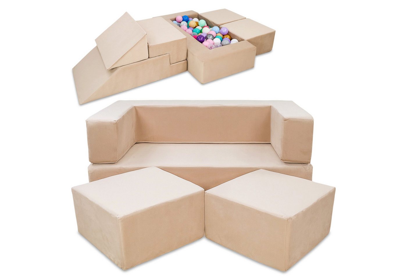 Totsy Baby Kindersofa Spielsofa Kinder softbausteine modular bodensofa ausklappbar Totsy Baby Kindersofa Spielsofa Kinder softbausteine modular bodensofa ausklappbar von Totsy Baby