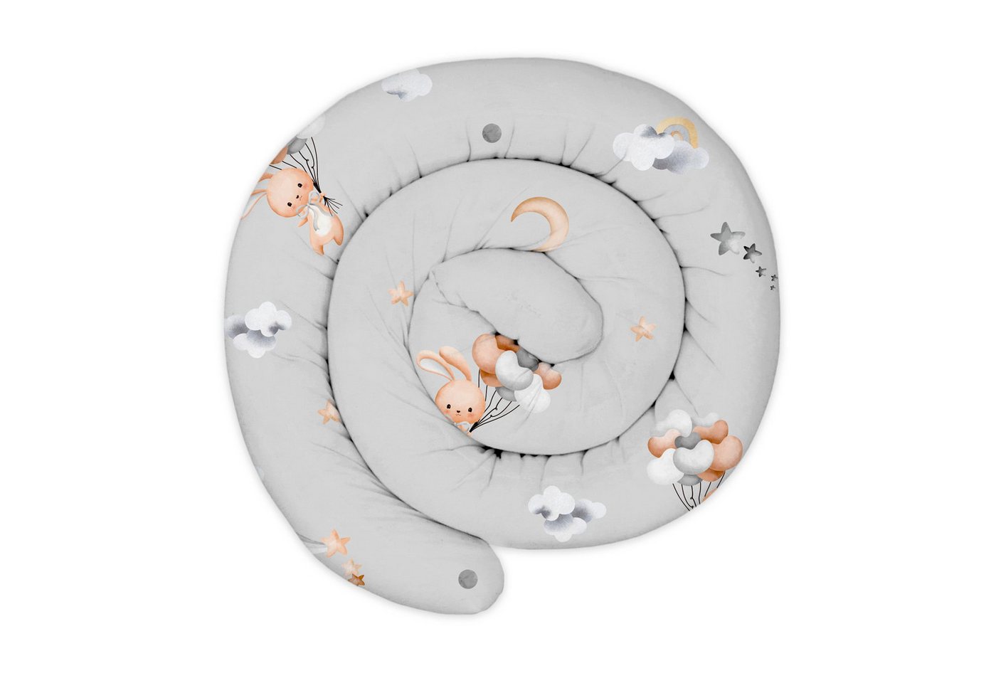 Totsy Baby Nestchenschlange XXL Bettschlange 400 cm Kaninchen von Totsy Baby