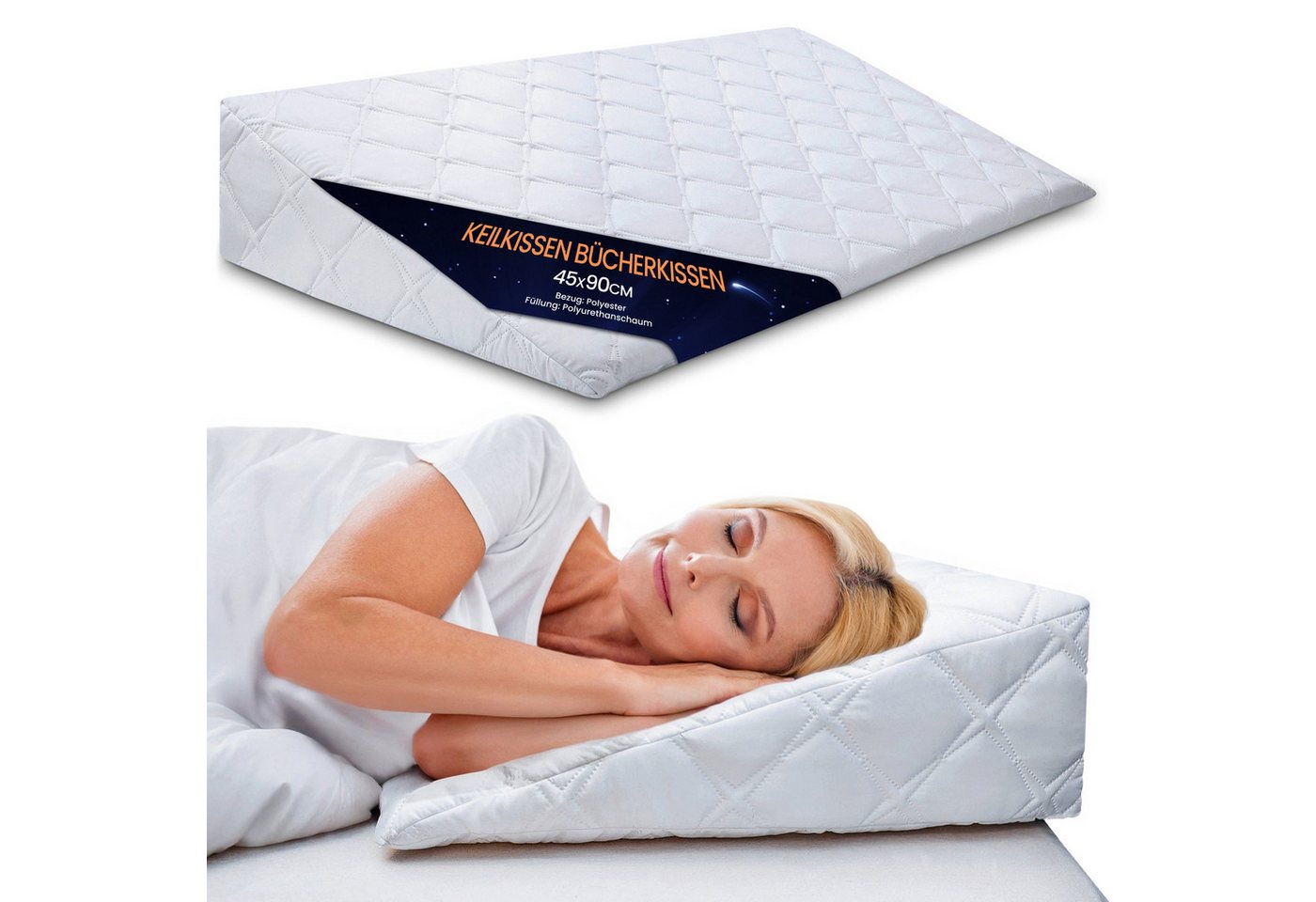 Totsy Baby Sofakissen Keilkissen 45x90 cm Schaumstoff von Totsy Baby