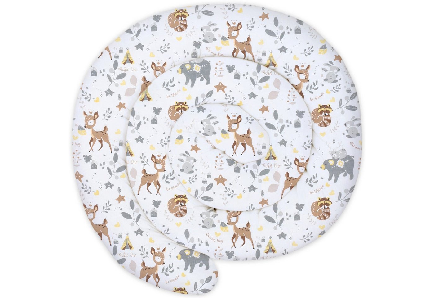 Totsy Baby Nestchenschlange XXL Bettschlange 400 cm Hirsch von Totsy Baby